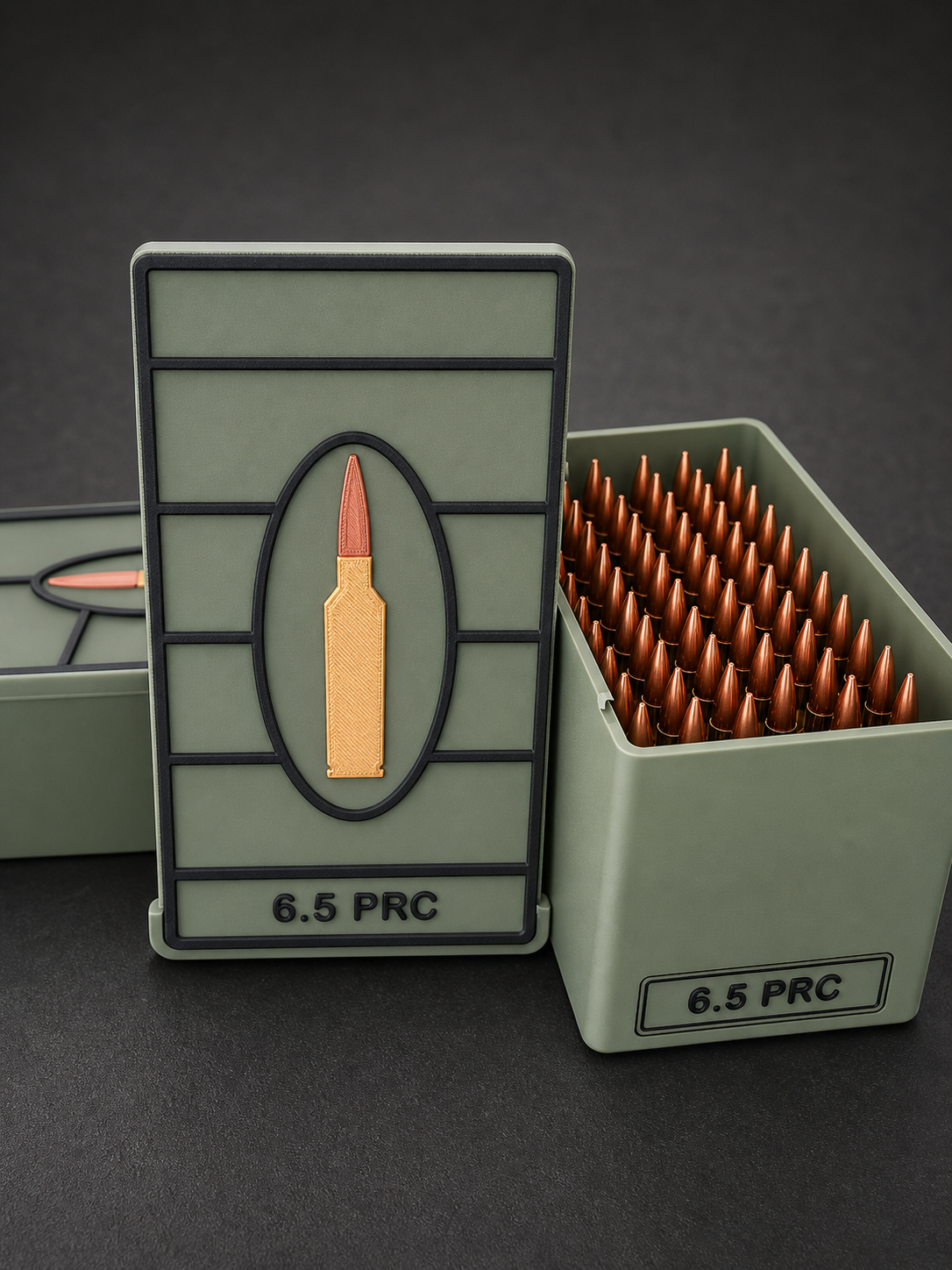 Custom 3D Printed Rifle Ammo Storage Box