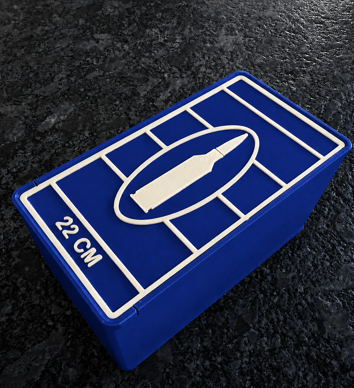 Custom 3D Printed Rifle Ammo Storage Box